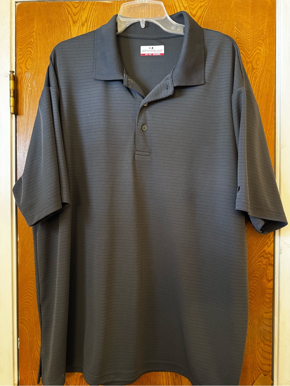 Grand Slam Men's Dark Charcoal Performance Polo